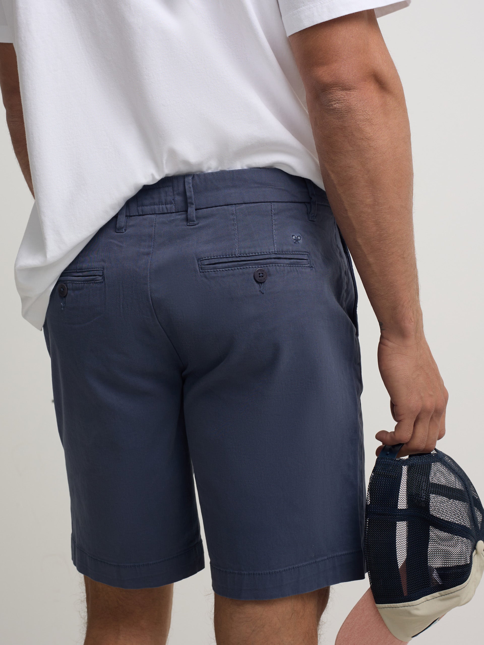 Bermuda unie style bleu indigo