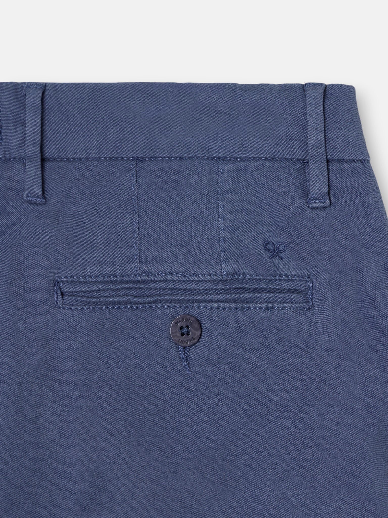 Bermuda unie style bleu indigo