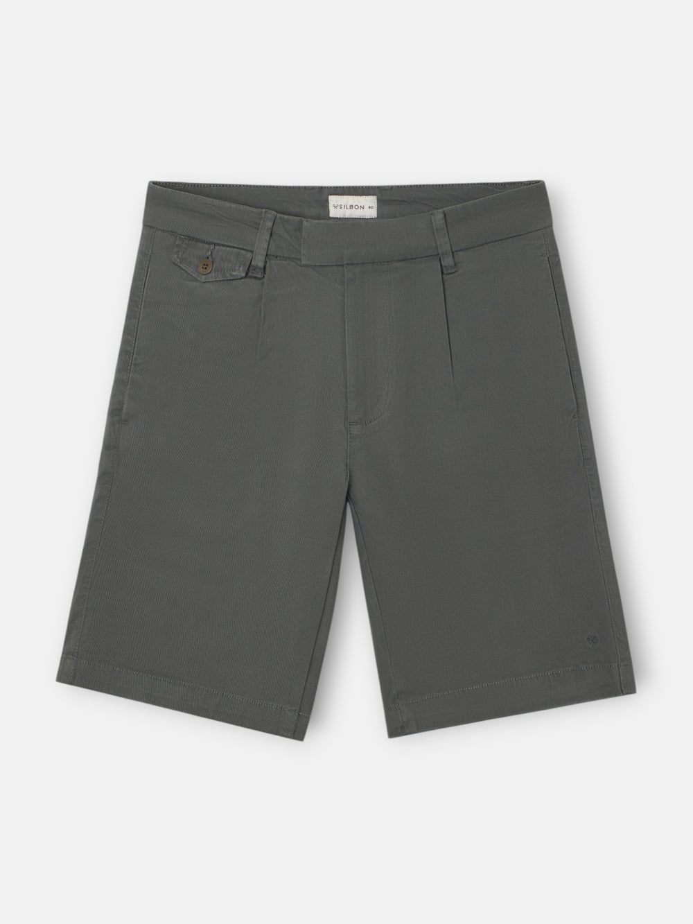 Bermuda clasica pinza verde