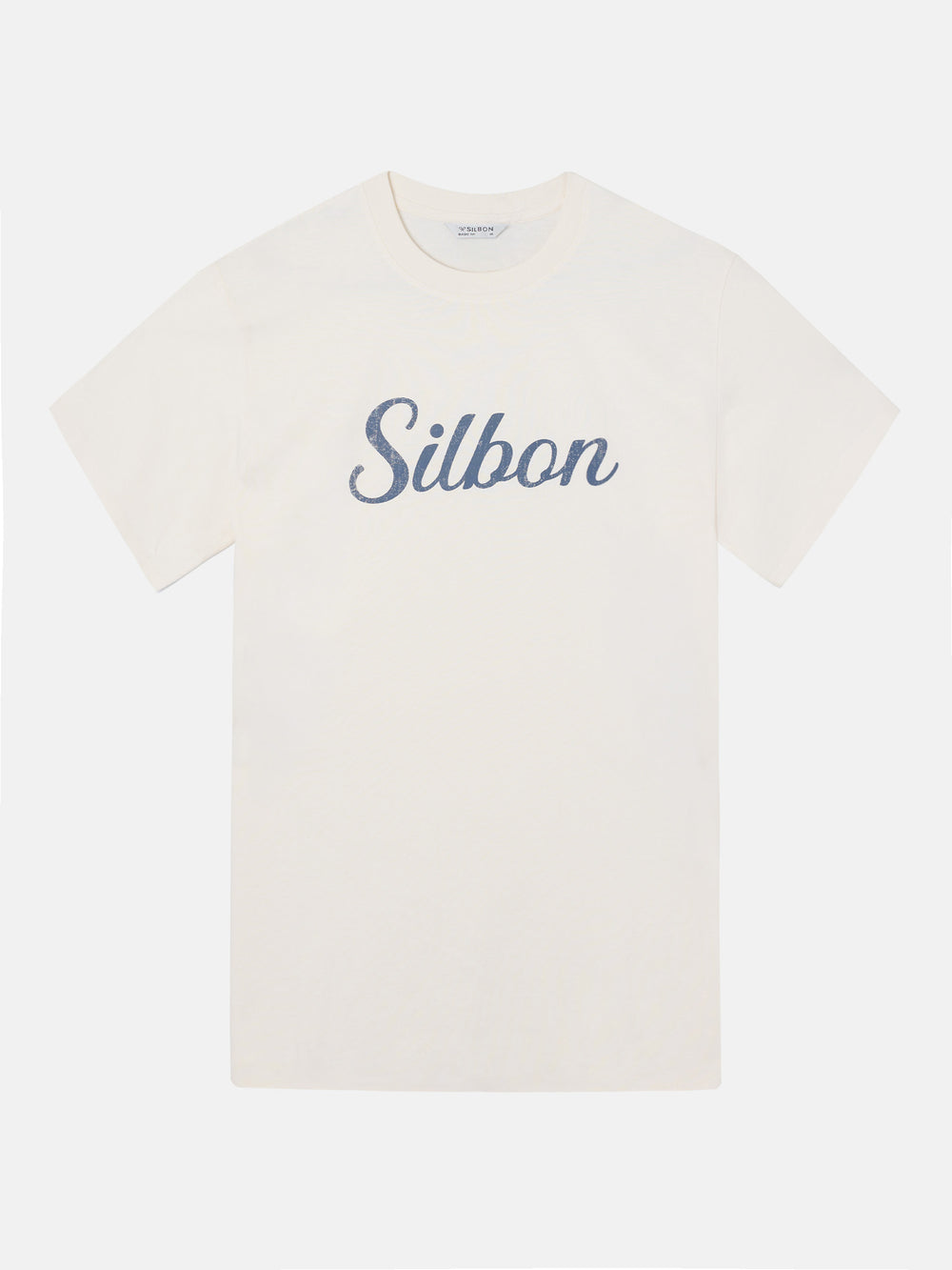 Camiseta Silbon vintage crema