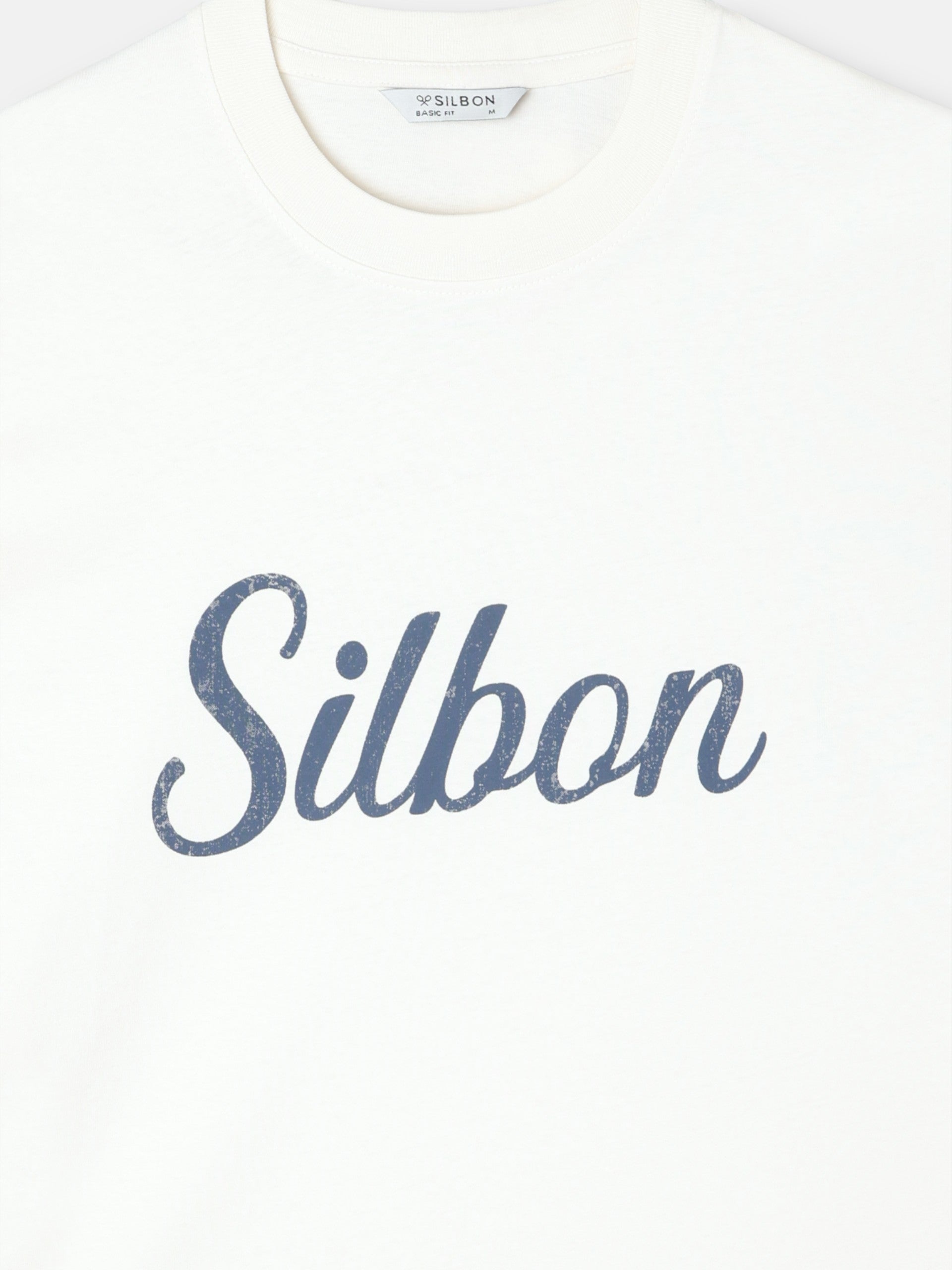 Silbon vintage cream t-shirt