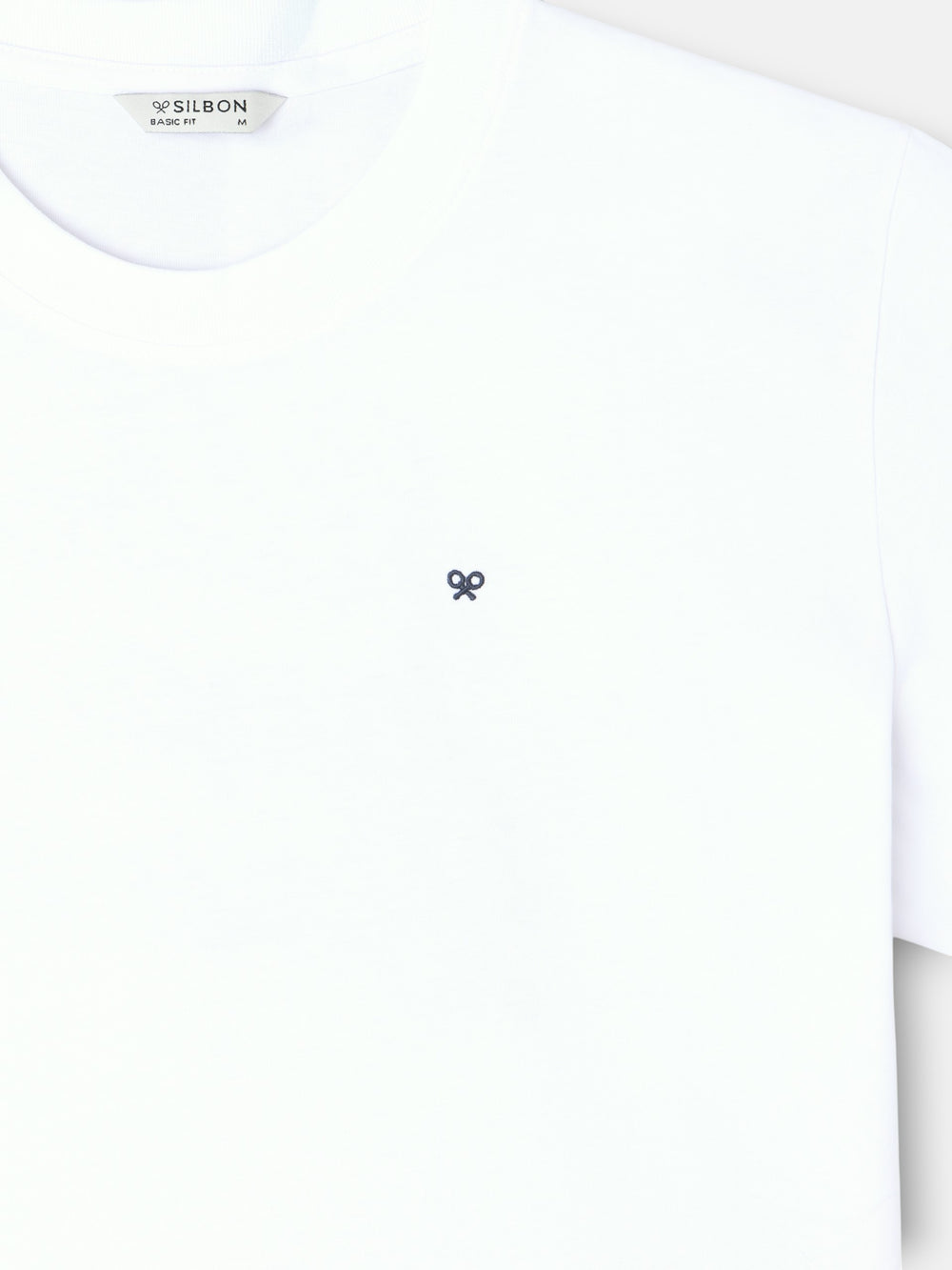Camiseta Silbon happiest blanco