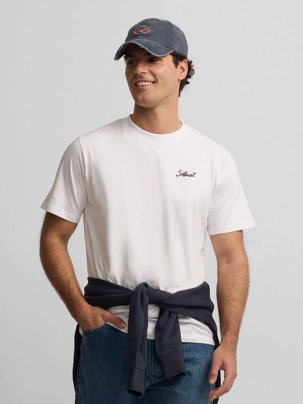 Gorra raqueta etnica azul marino