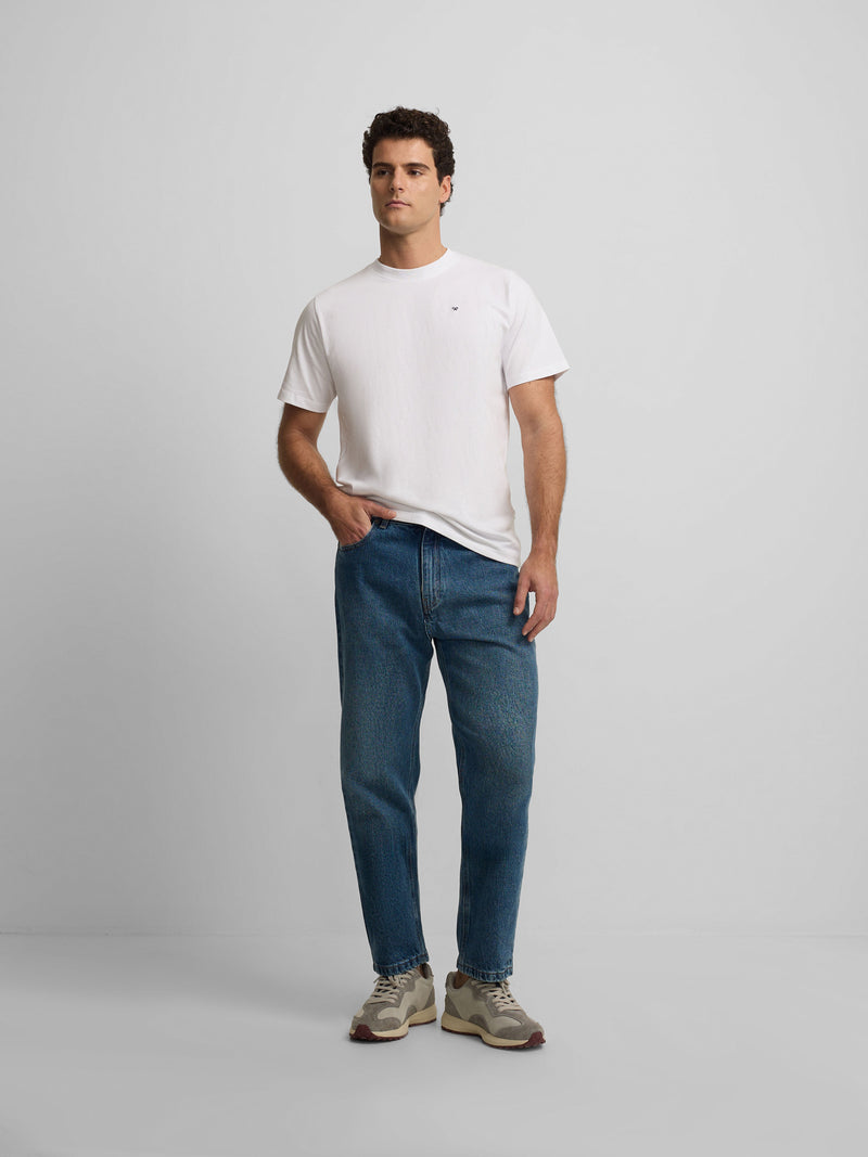 T-shirt Silbon beach club blanche