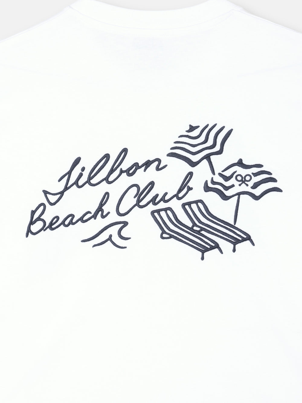 Camiseta Silbon beach club blanca