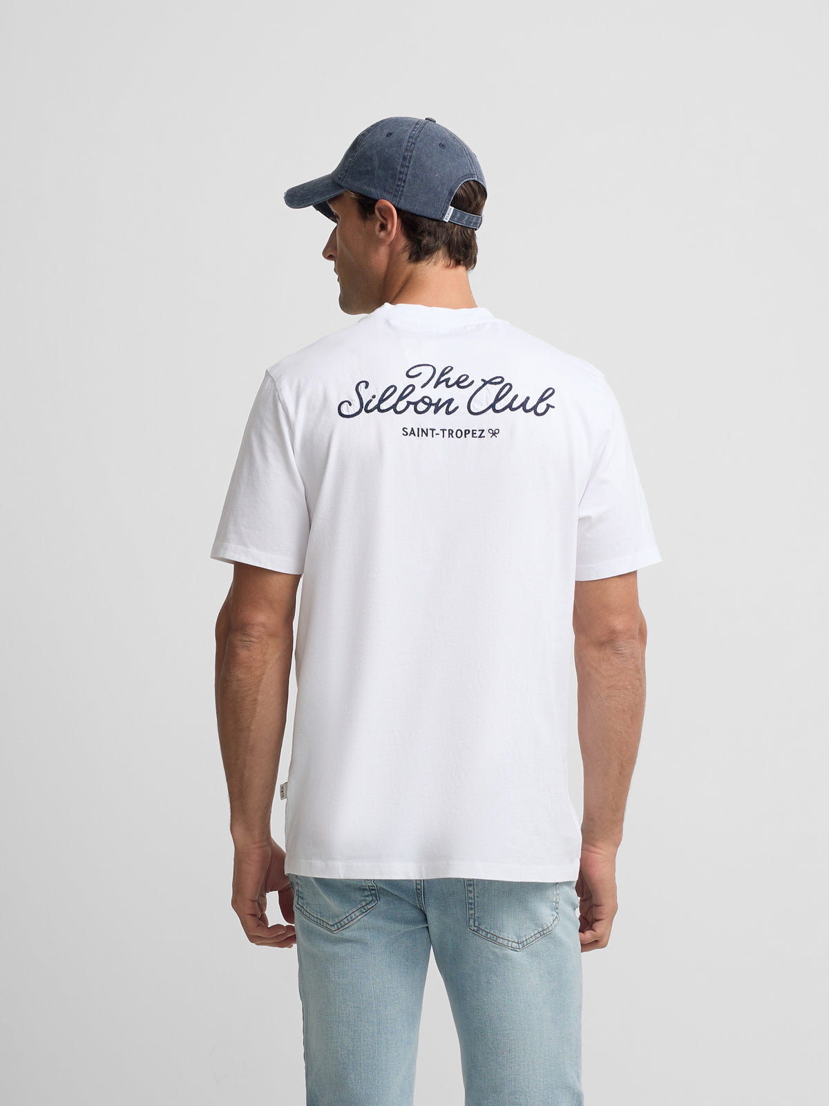 Camiseta Silbon club Saint Tropez blanco