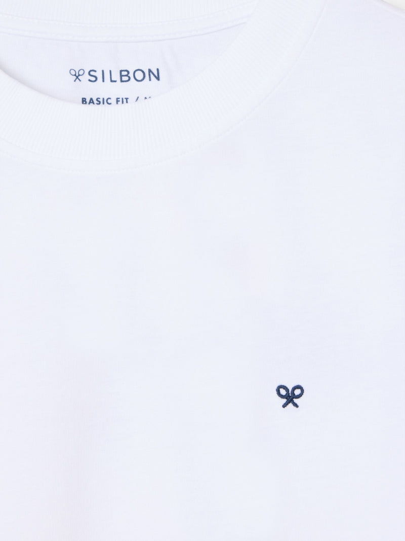 T-shirt Silbon club Saint Tropez blanc