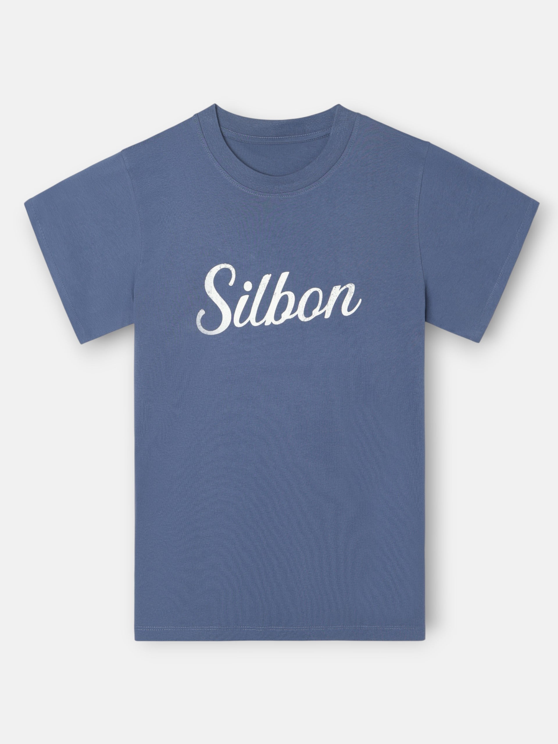 Camiseta Silbon vintage azul indigo