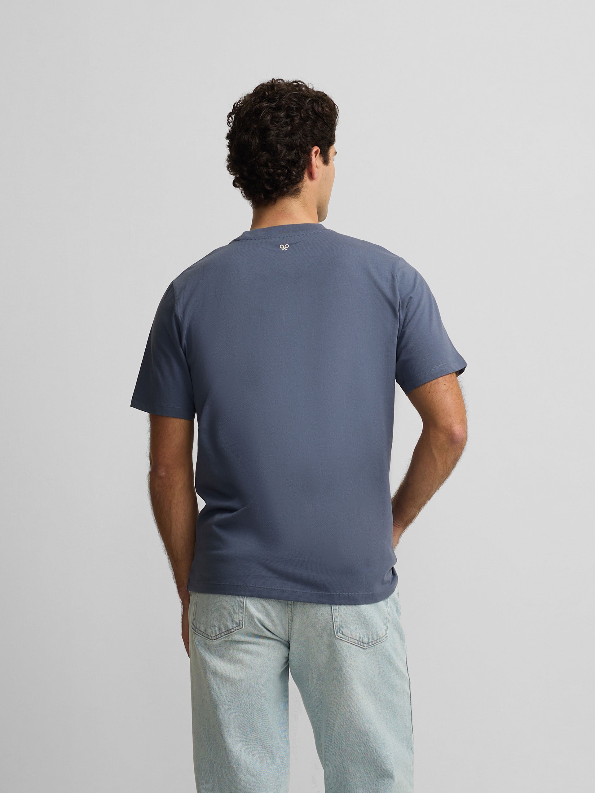 Camiseta Silbon vintage azul indigo