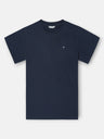 T-shirt Silbon happiest bleu marine