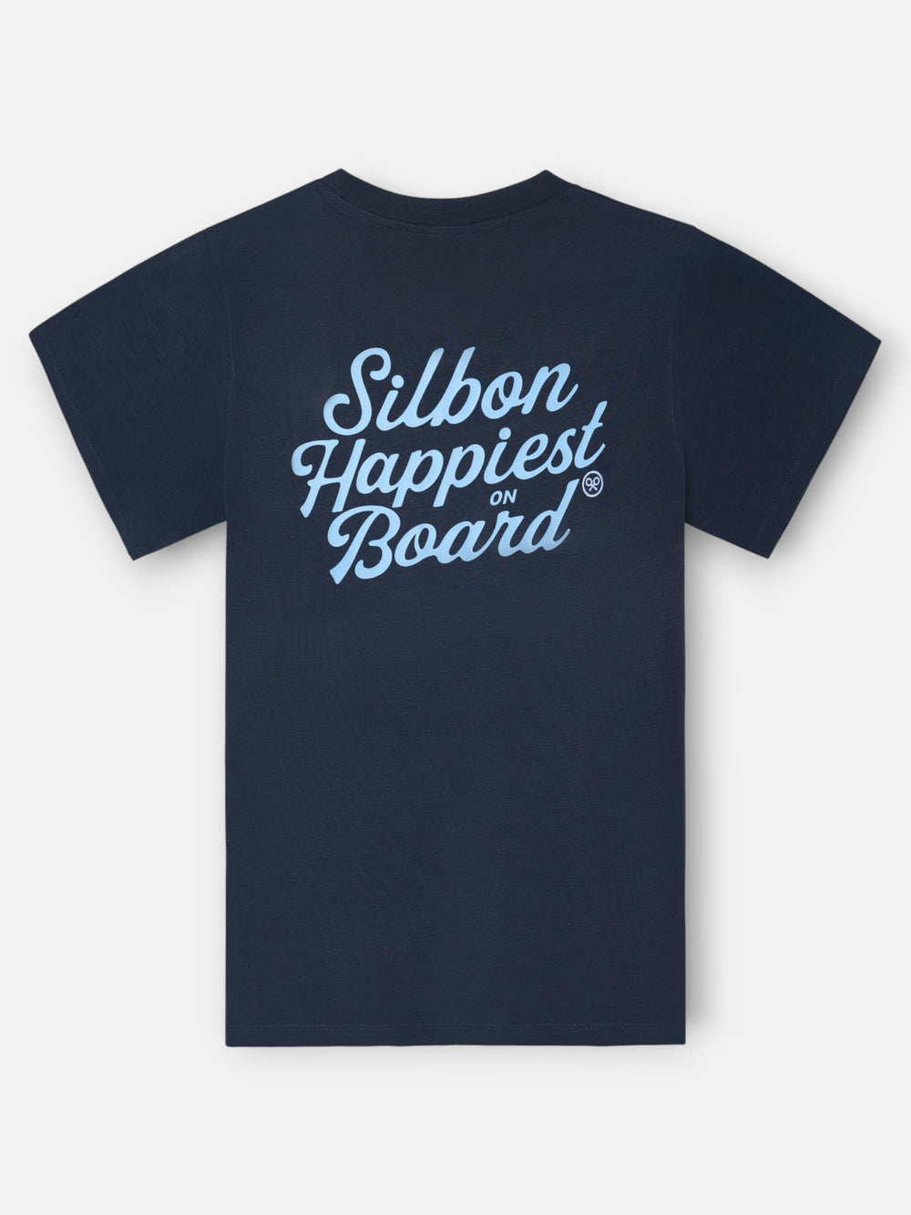 Camiseta Silbon happiest azul marino