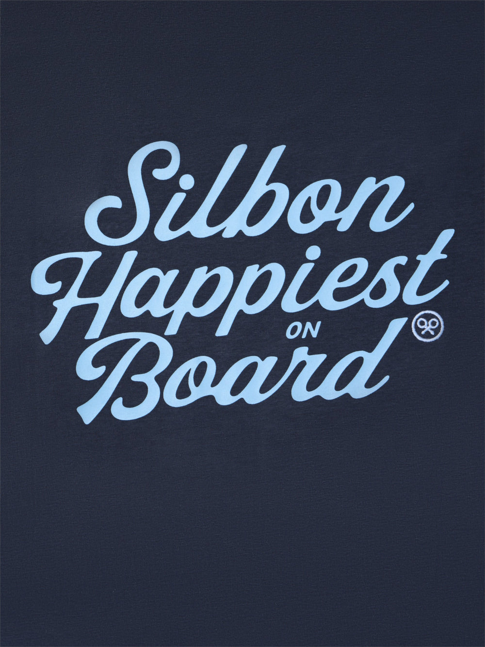 Camiseta Silbon happiest azul marino