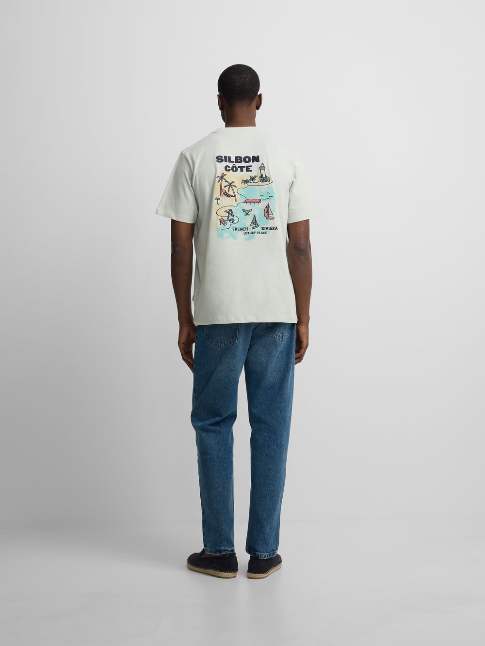 Camiseta Silbon cote aguamarina