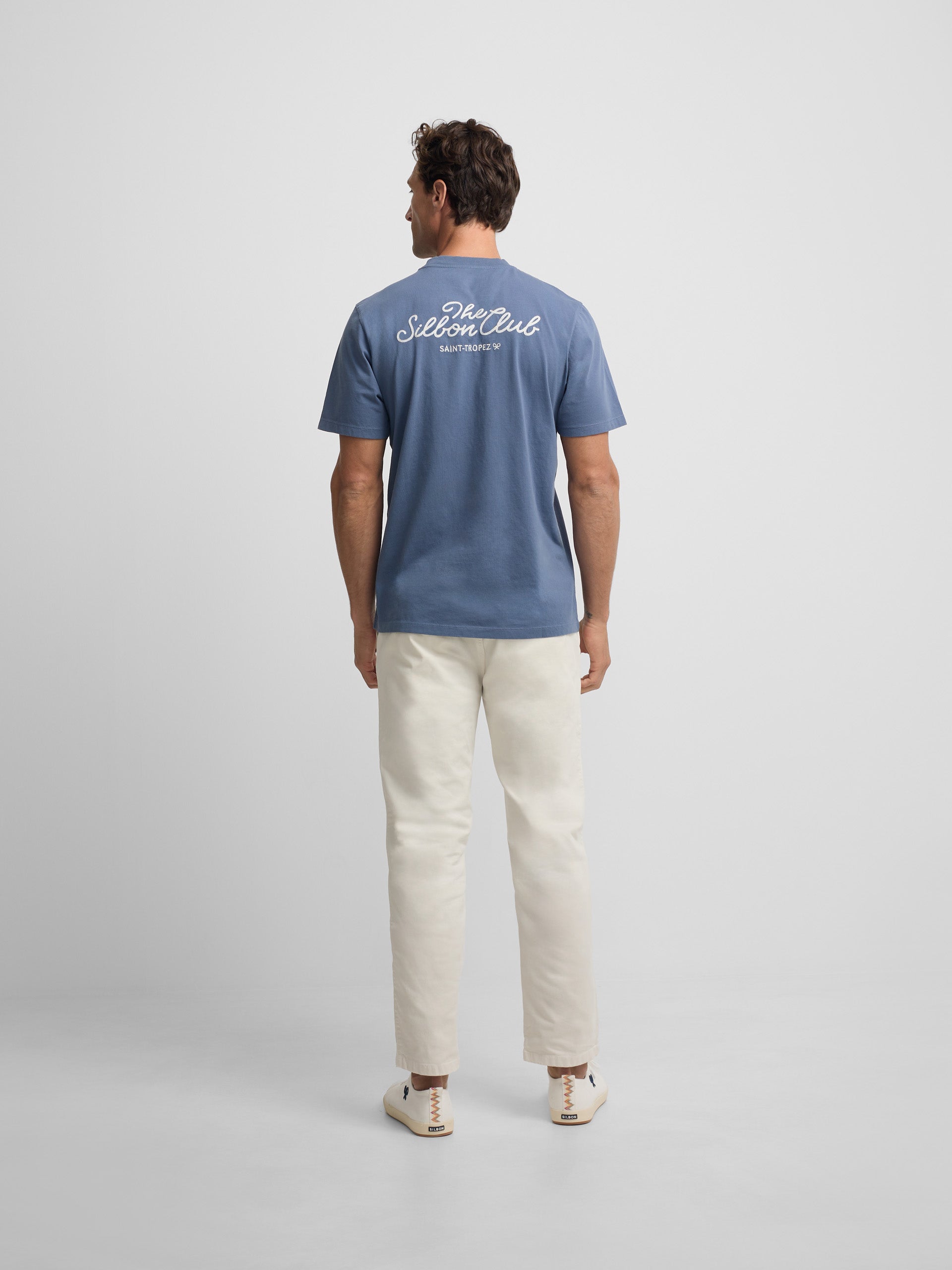 Silbon Club Saint Tropez Navy Blue T-shirt