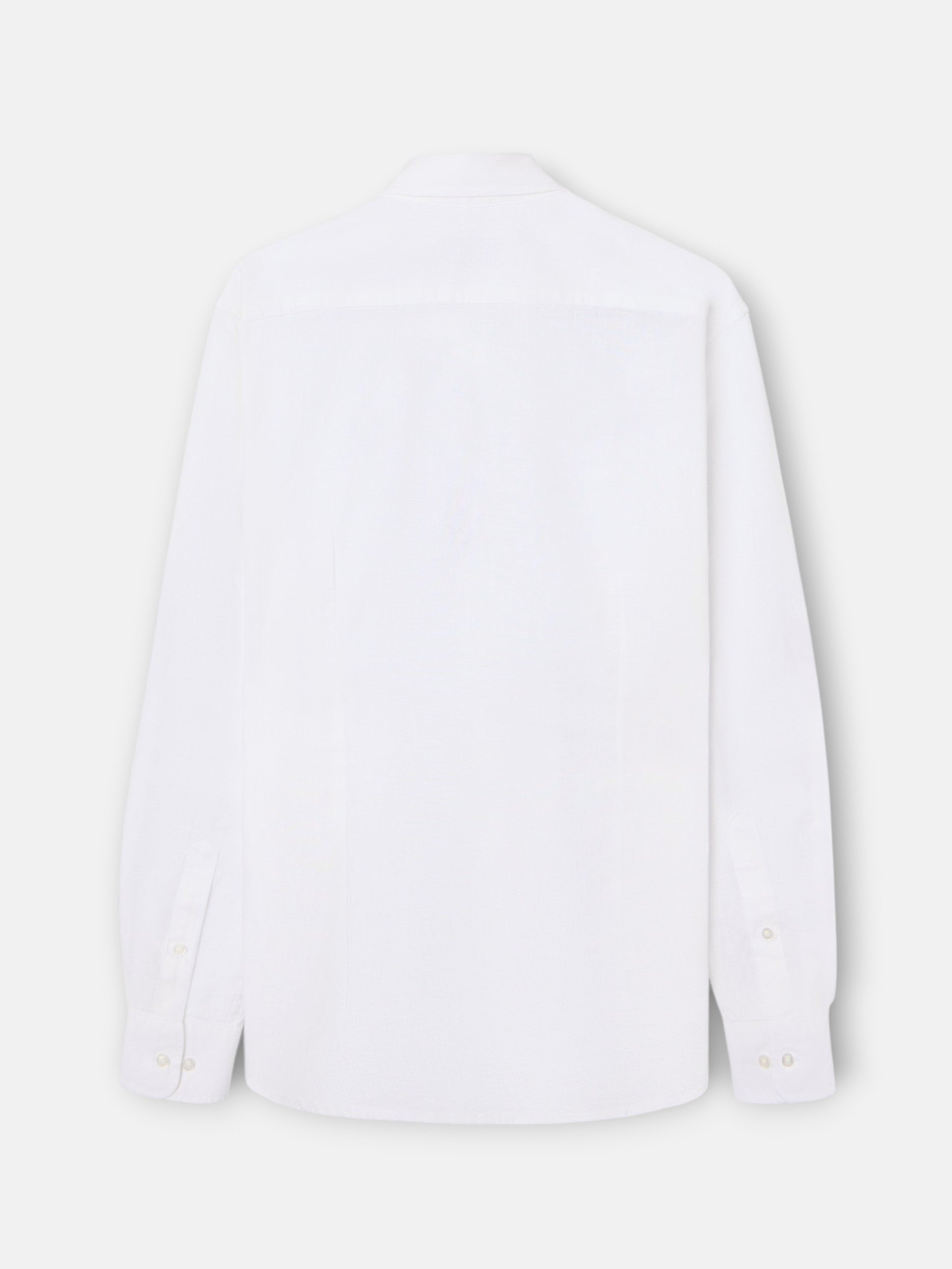 Camisa sport lino blanca