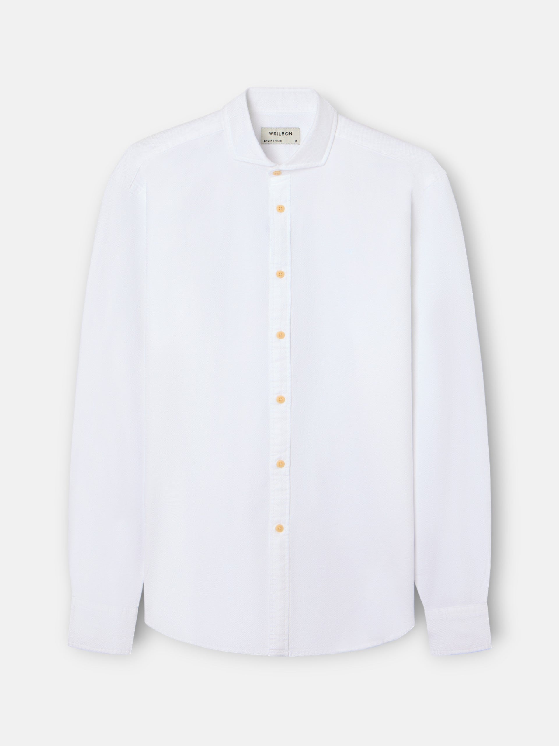 Camisa sport estructura logo blanco