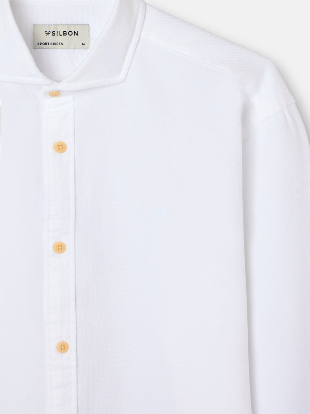 Camisa sport estructura logo blanco