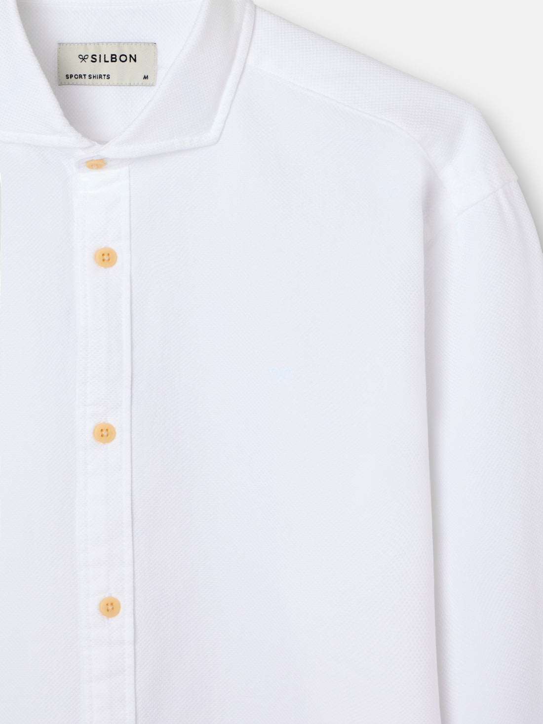 Camisa sport estructura logo blanco