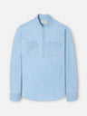 Polera bolsillos denim cruise azul claro