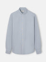 Camisa sport estrutura logótipo azul cinza