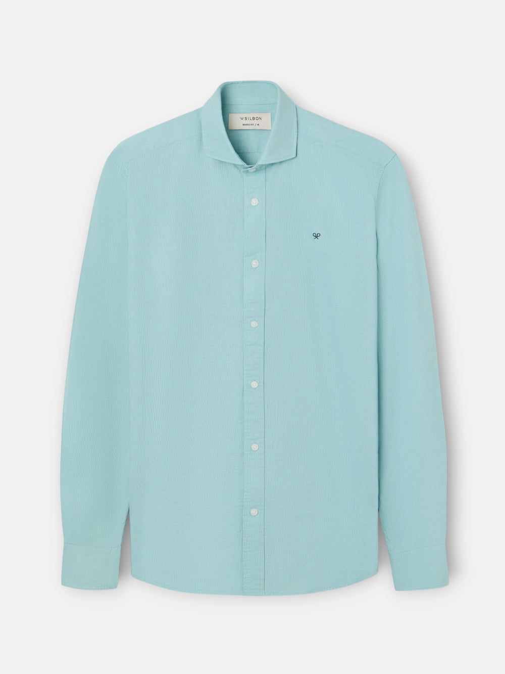 Camisa sport summer linho água-marinha