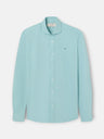 Sport summer linen shirt aquamarine