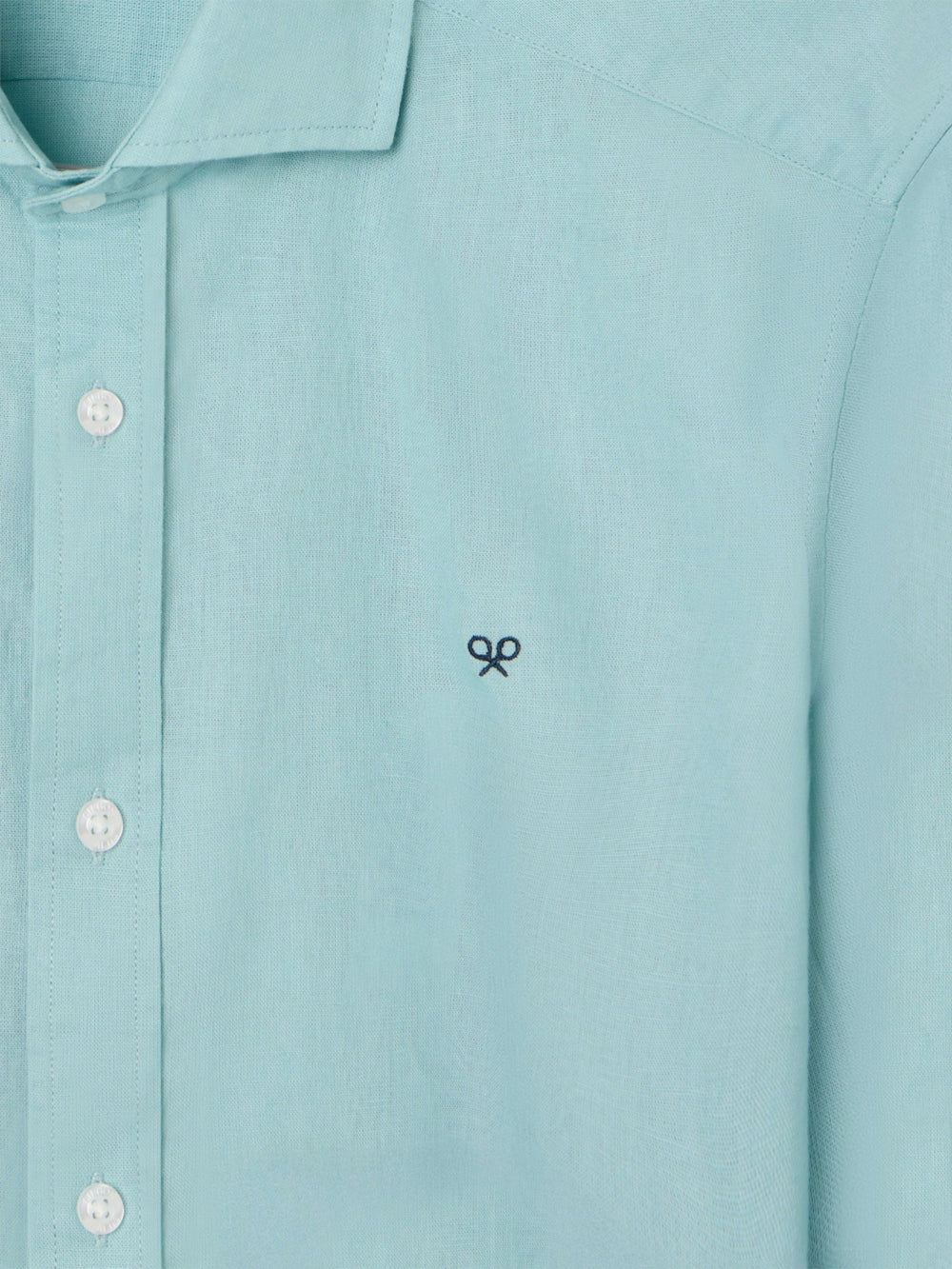 Camisa sport summer linho água-marinha