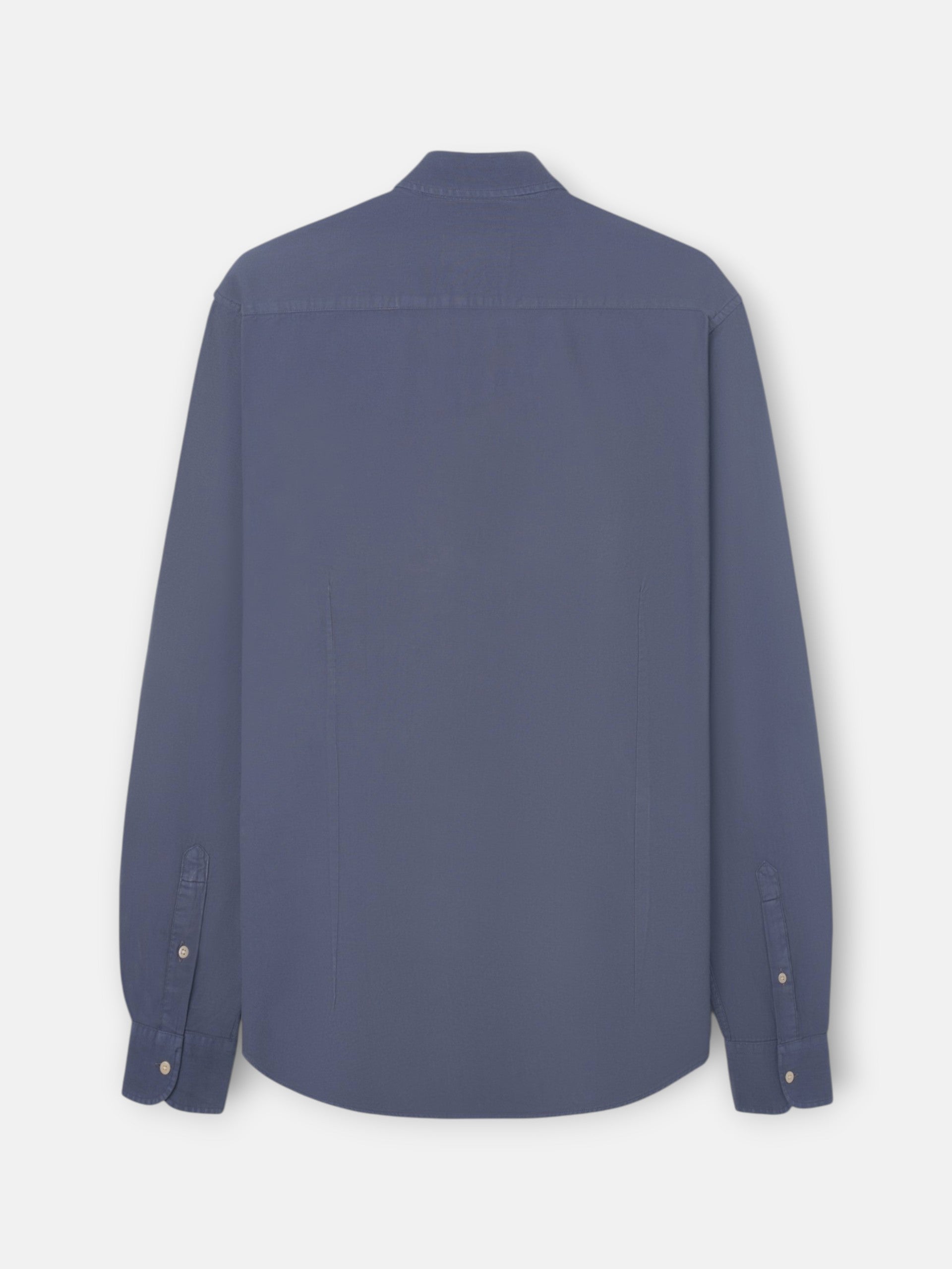 Chemise sport poche usée bleue