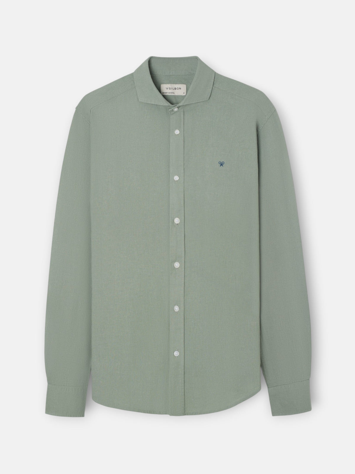 Camisa sport lino green