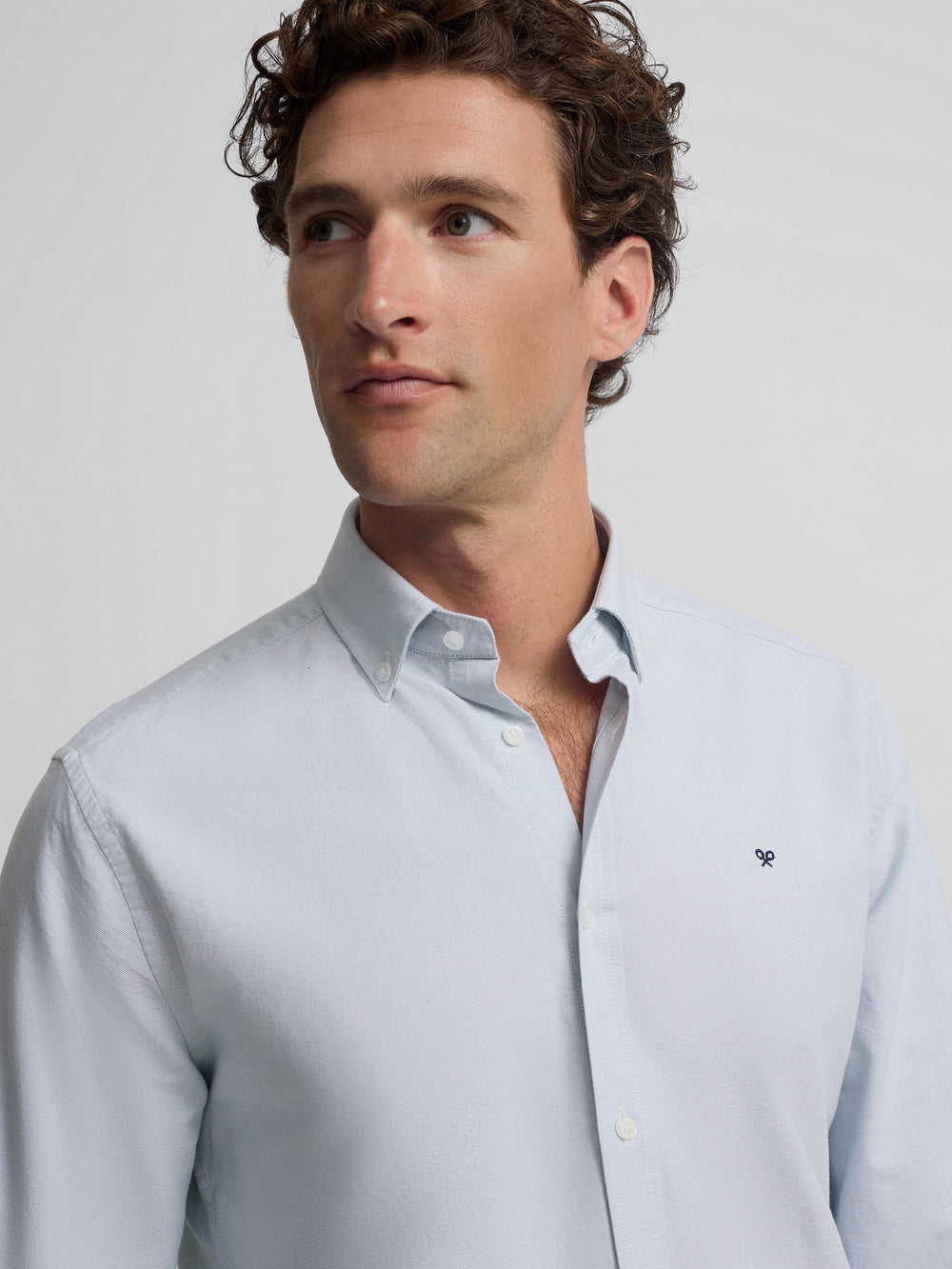 Camisa sport oxford verde claro