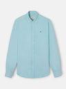 Chemise sport oxford vert moyen