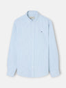 Chemise sport oxford à rayures vert moyen