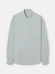 Camisa desportiva de linho verde claro