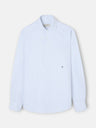 Light green striped oxford sport polo
