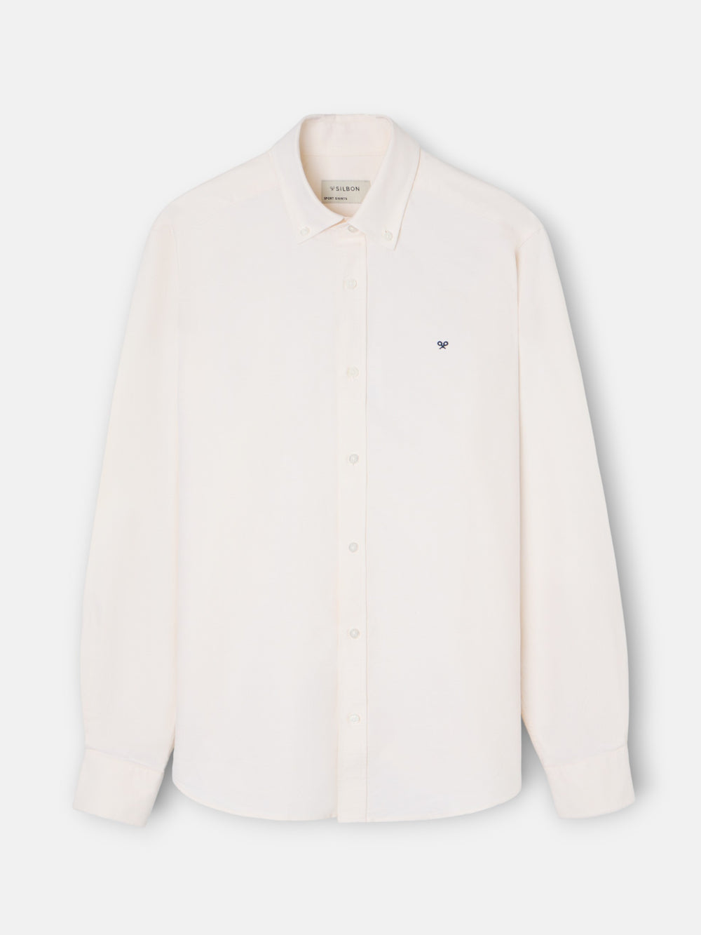 Camisa sport oxford amarela