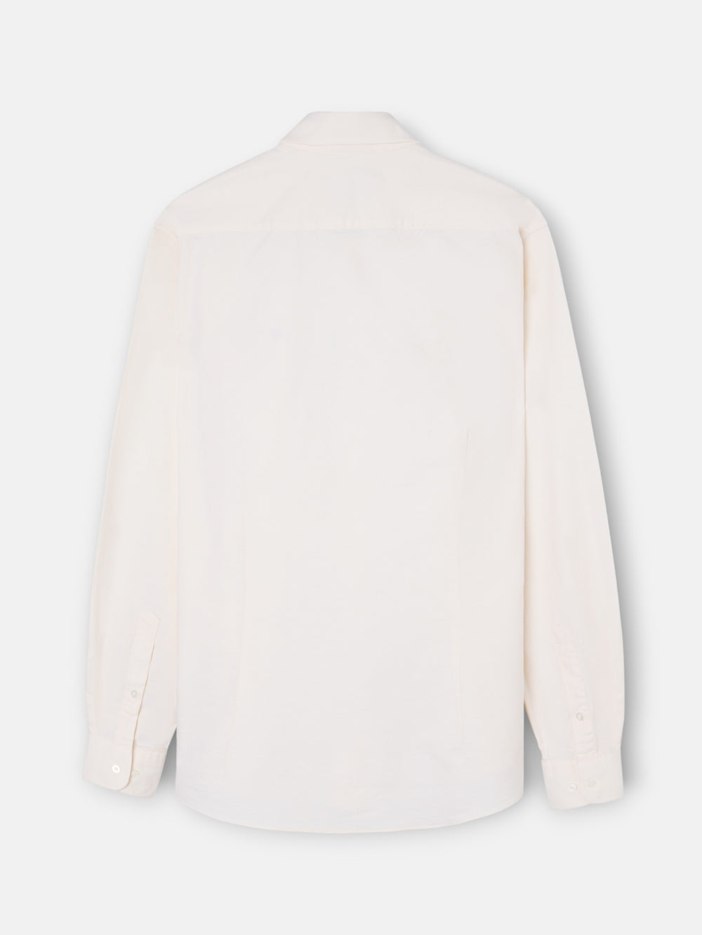 Camisa sport oxford amarela