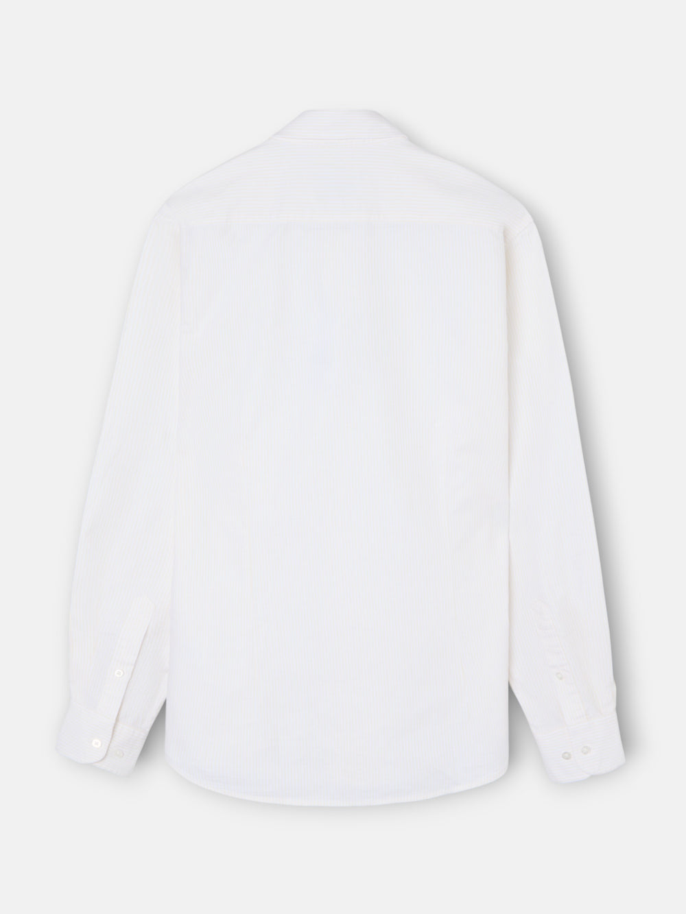 Camisa sport oxford riscas amarela