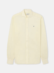 Camisa desportiva de linho amarela