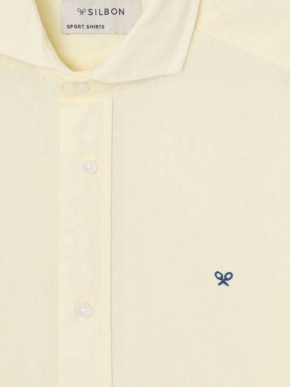Camisa sport lino amarillo