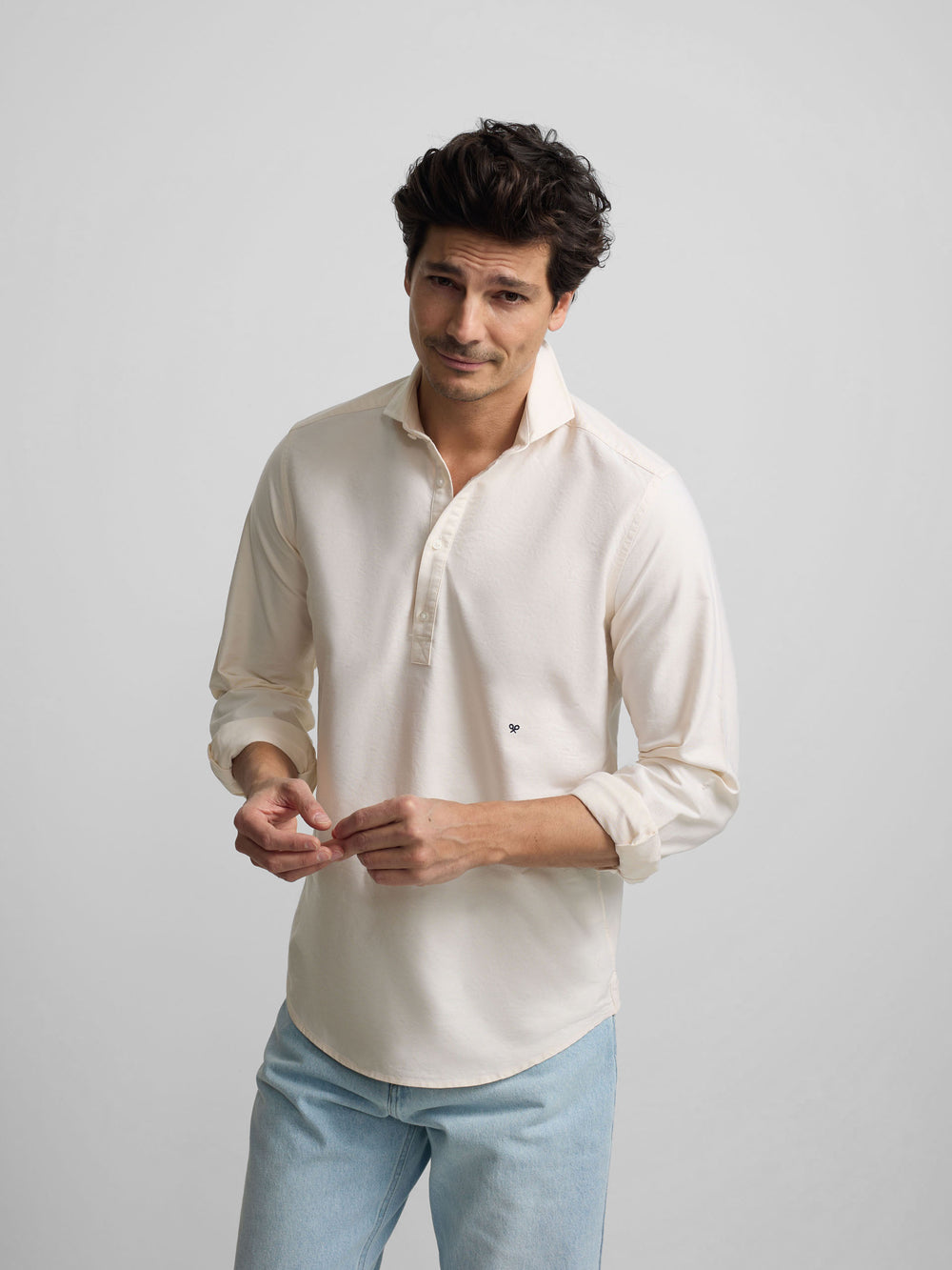 Polo desportivo oxford amarelo