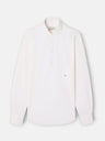 Oxford sport polo shirt with yellow stripes