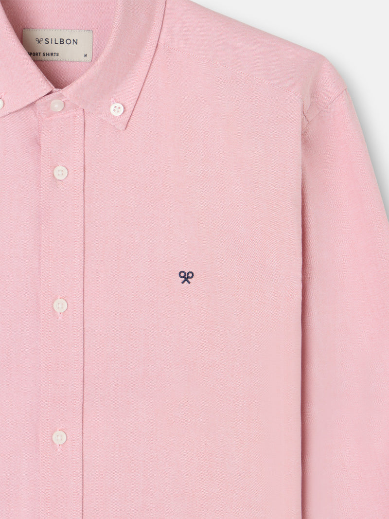 Coral Oxford sport shirt