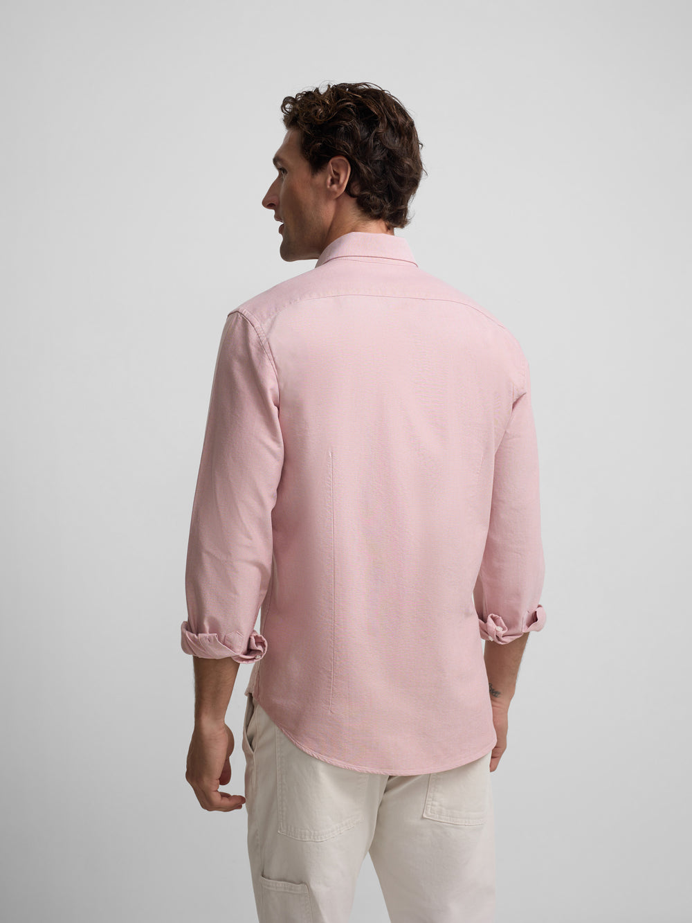 Camisa sport oxford coral