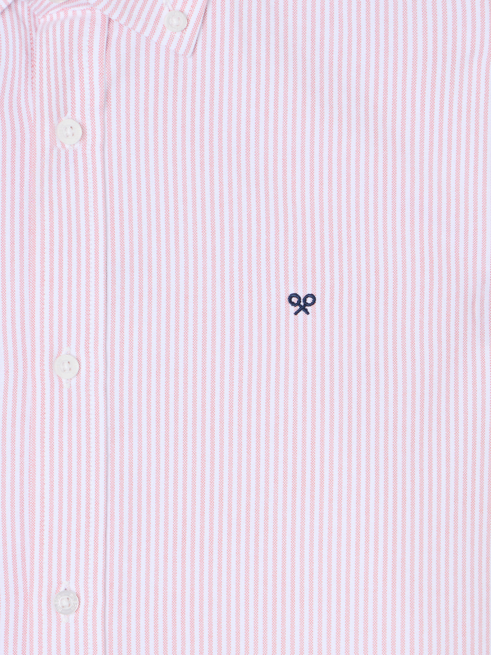 Camisa sport oxford riscas coral