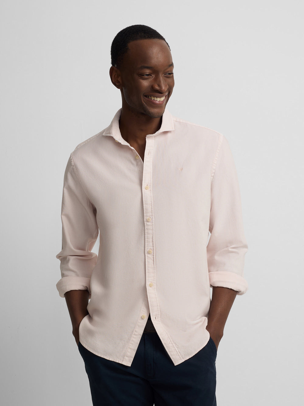 Coral logo structured sport shirt