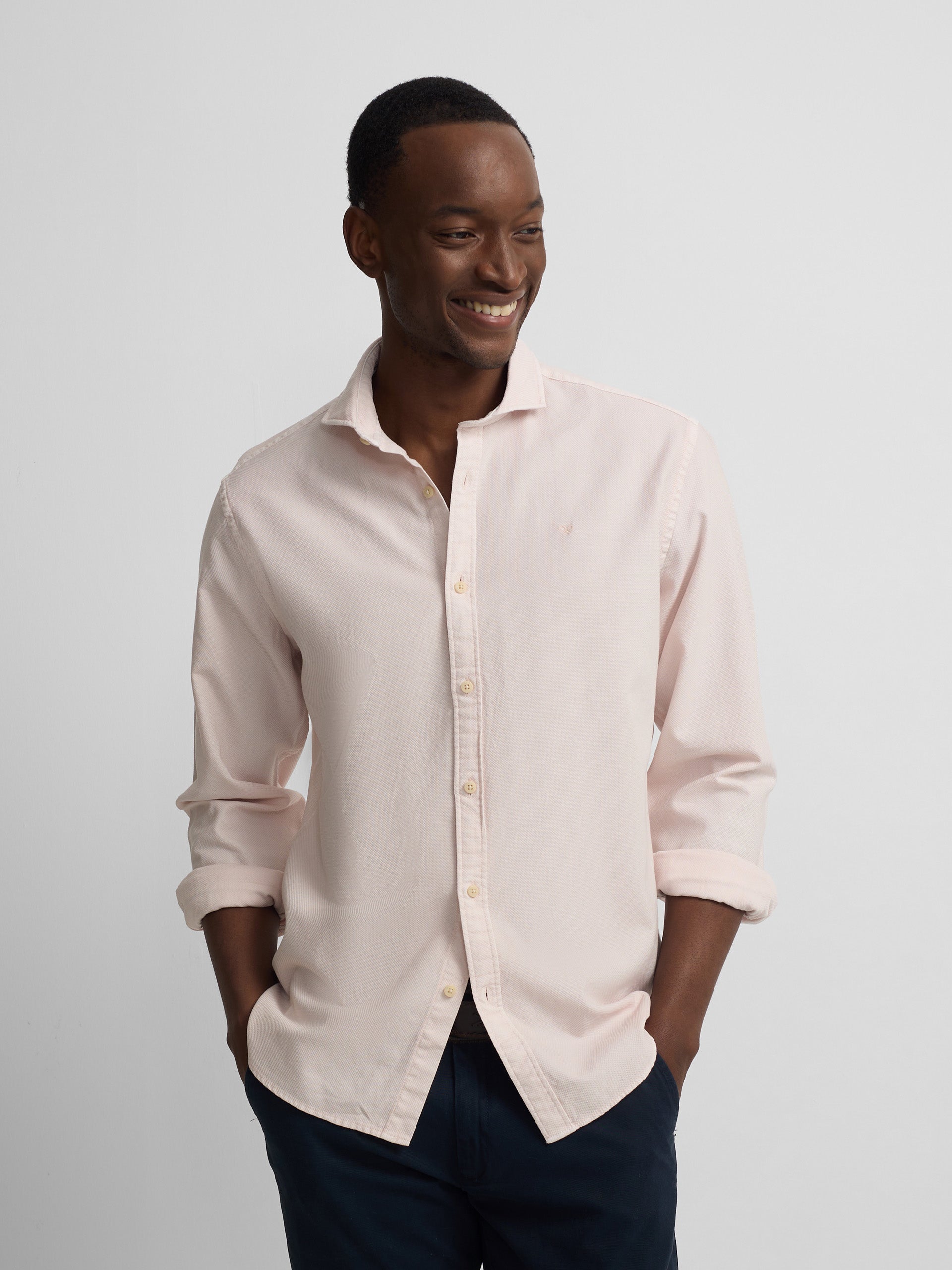 Chemise de sport avec logo corail structuré