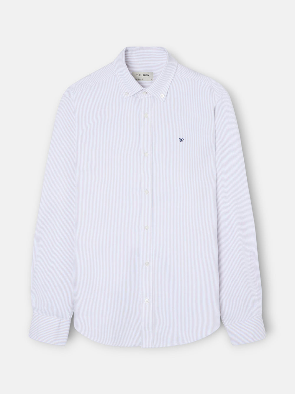 Camisa sport oxford riscas bege