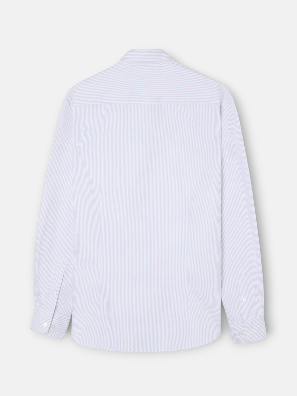 Camisa sport oxford riscas bege