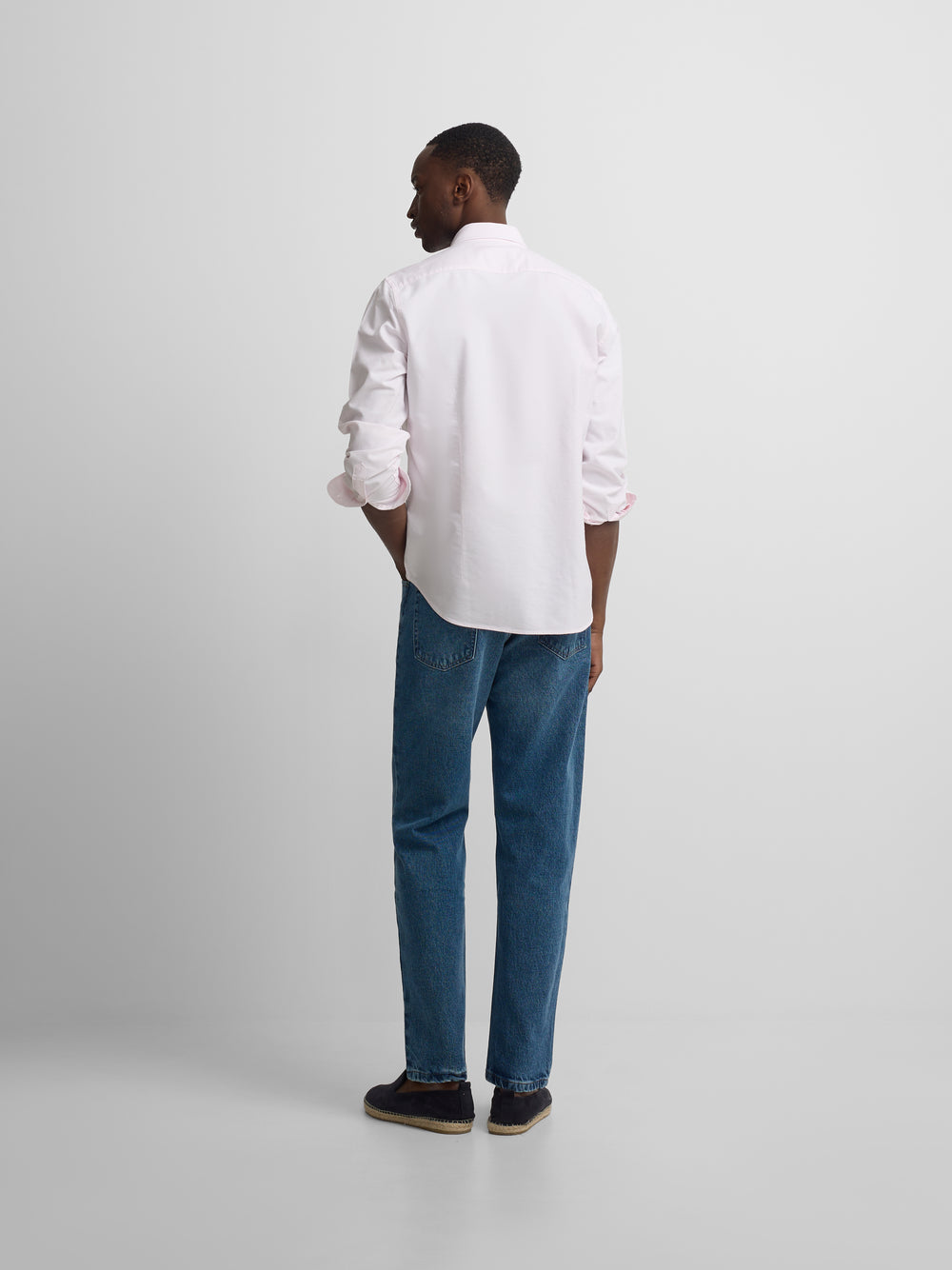 Camisa sport oxford rosa