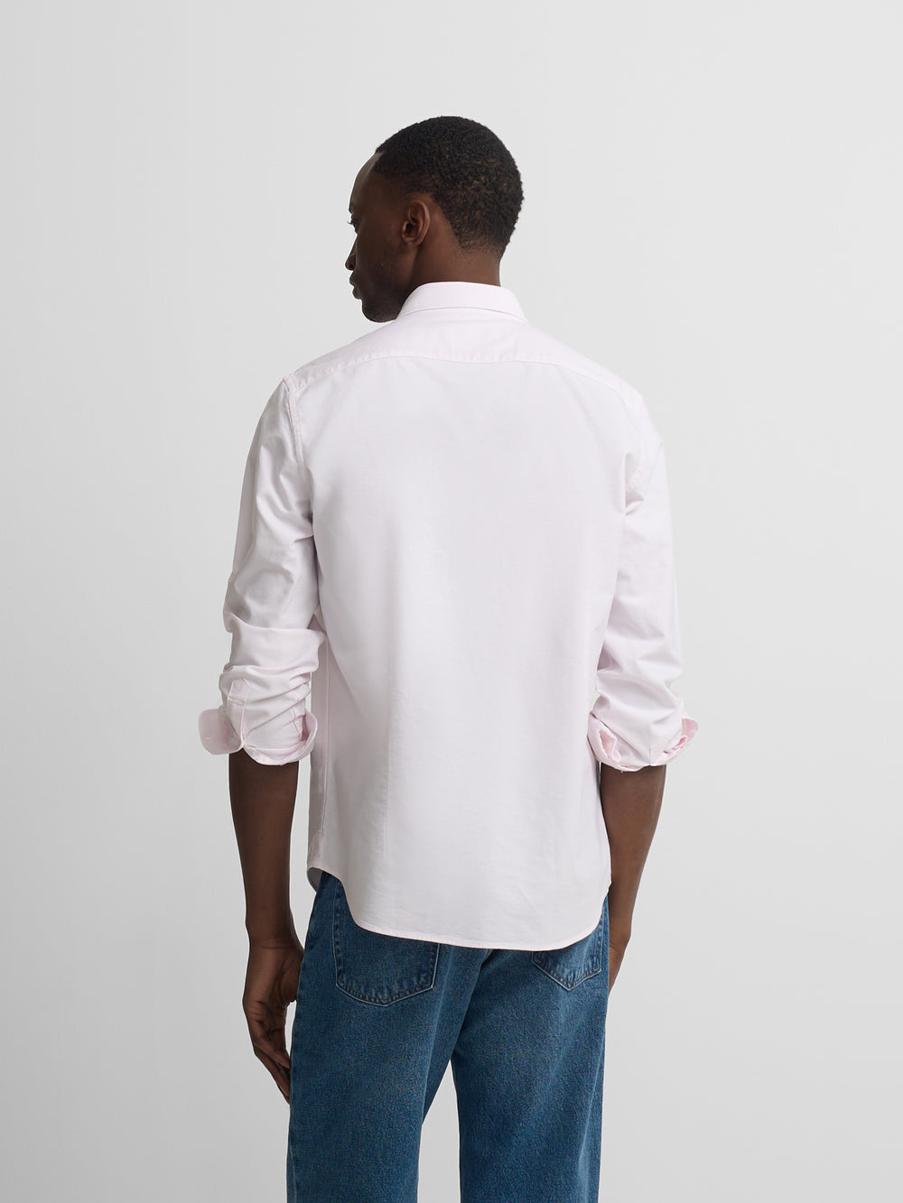 Camisa sport oxford rosa